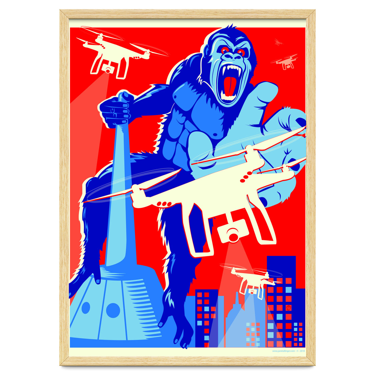 King Kong vs Drones