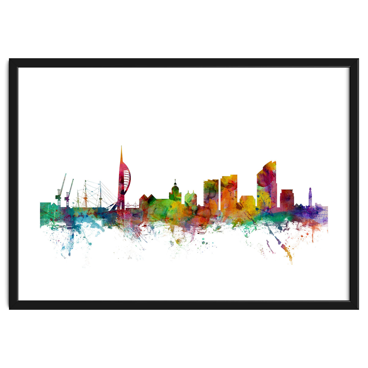 Portsmouth England Skyline