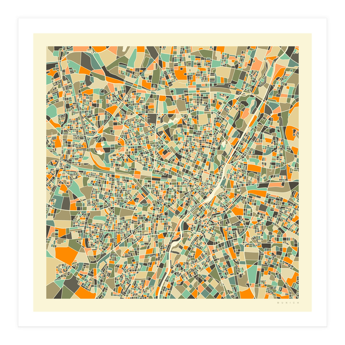 MUNICH MAP (Print Only)