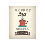 A Cup Of Tea Solves Everything (Print Only) thumbnail