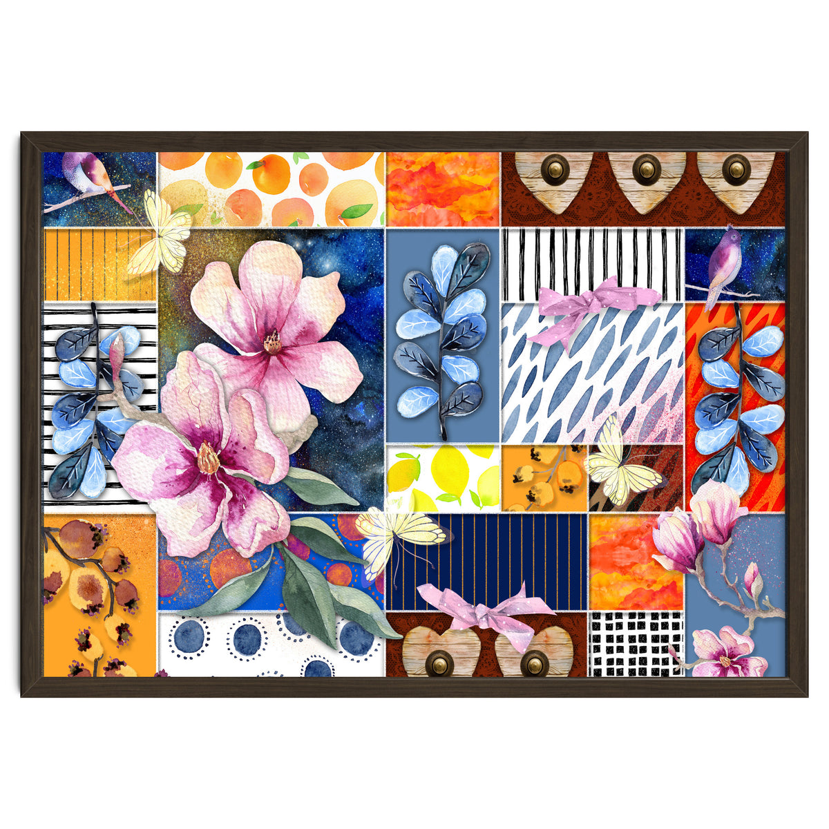 Romantic Floral Collage