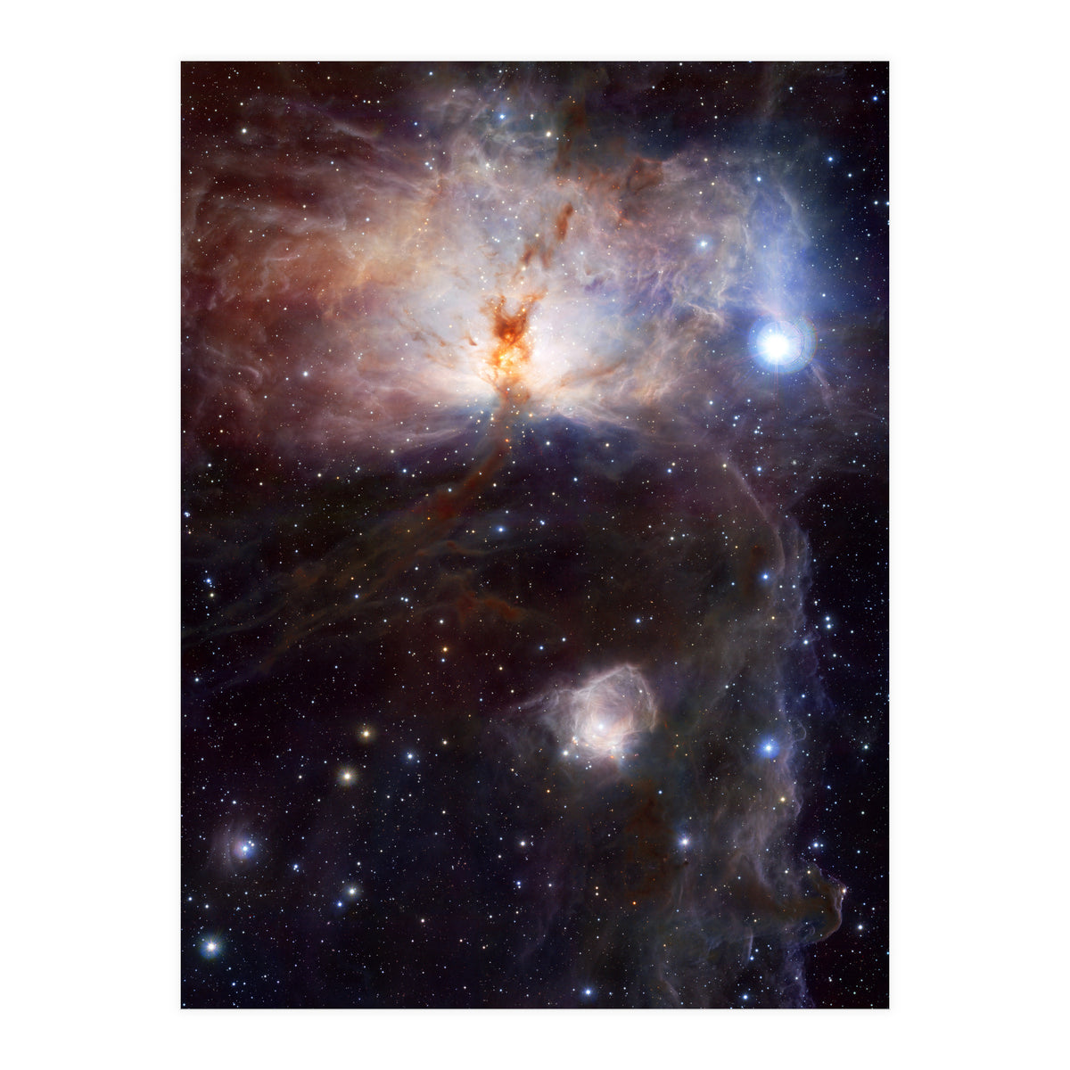 The Hidden Fires of the Flame Nebula (Print Only)