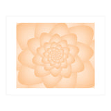 Pastel Colors Flower Pattern Set Orange (Print Only) thumbnail