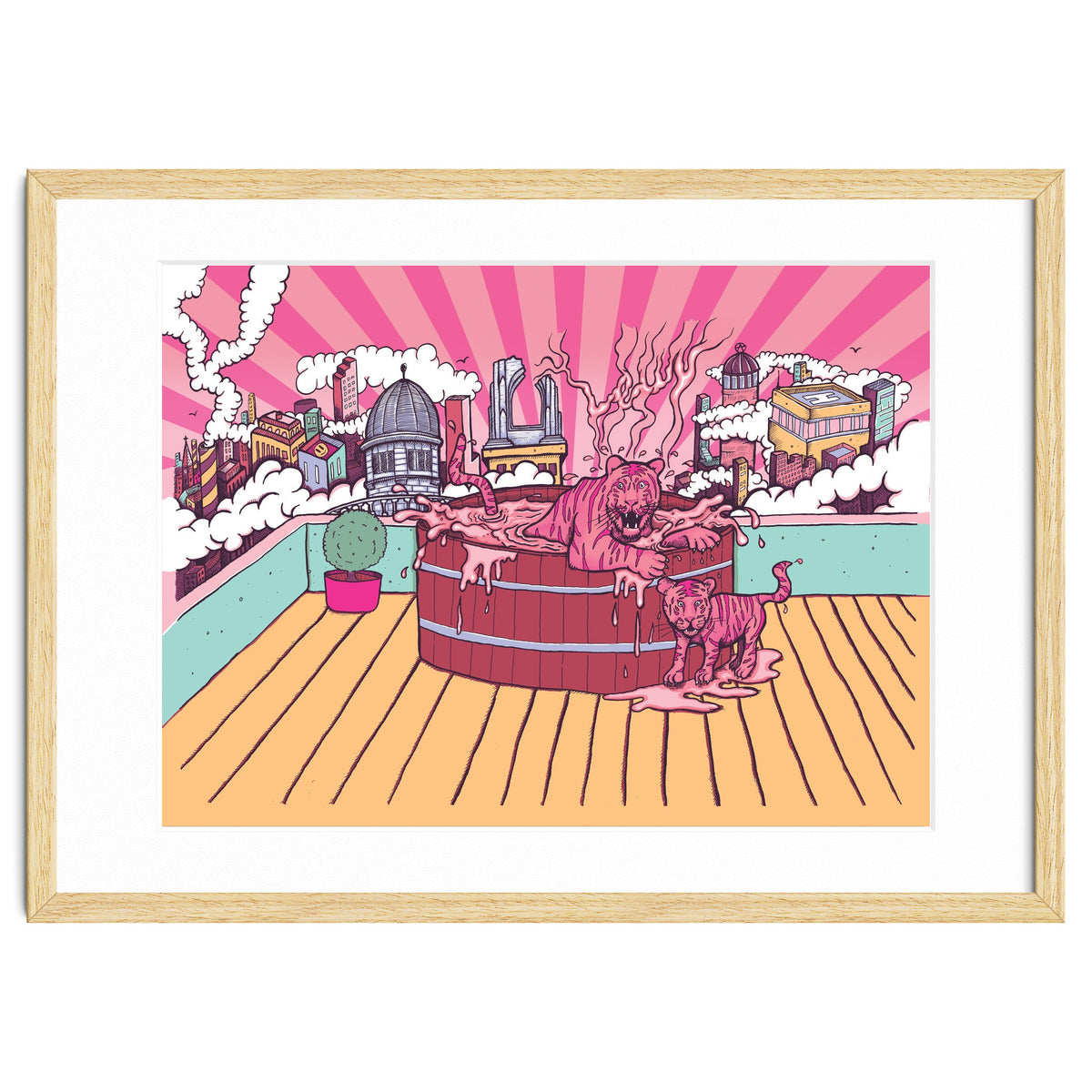 Strawberry Tigers Rooftop Jacuzzis Abbeydale Brewery x Lewy  12.4% ABV Strawberry, Chocolate, Smoked, Cherry Wood-chipped, Imperial Dessert Stout.