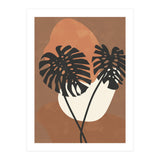 Boho Earth Tones Monstera (Print Only) thumbnail