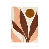 ABSTRACT LEAVES AND SUN - R01 (Print Only) thumbnail