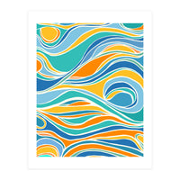 Summer Beach Abstract (Print Only)