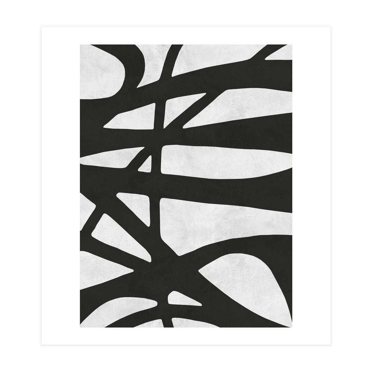 Expressionist black and white IV (Print Only)