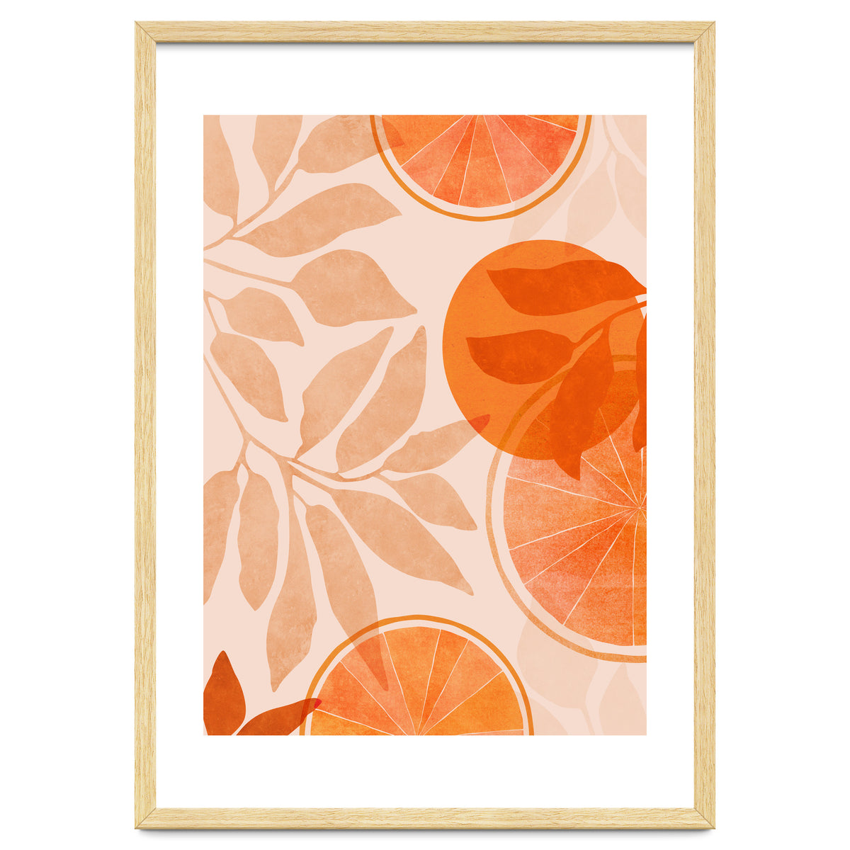 Orange Citrus Collage