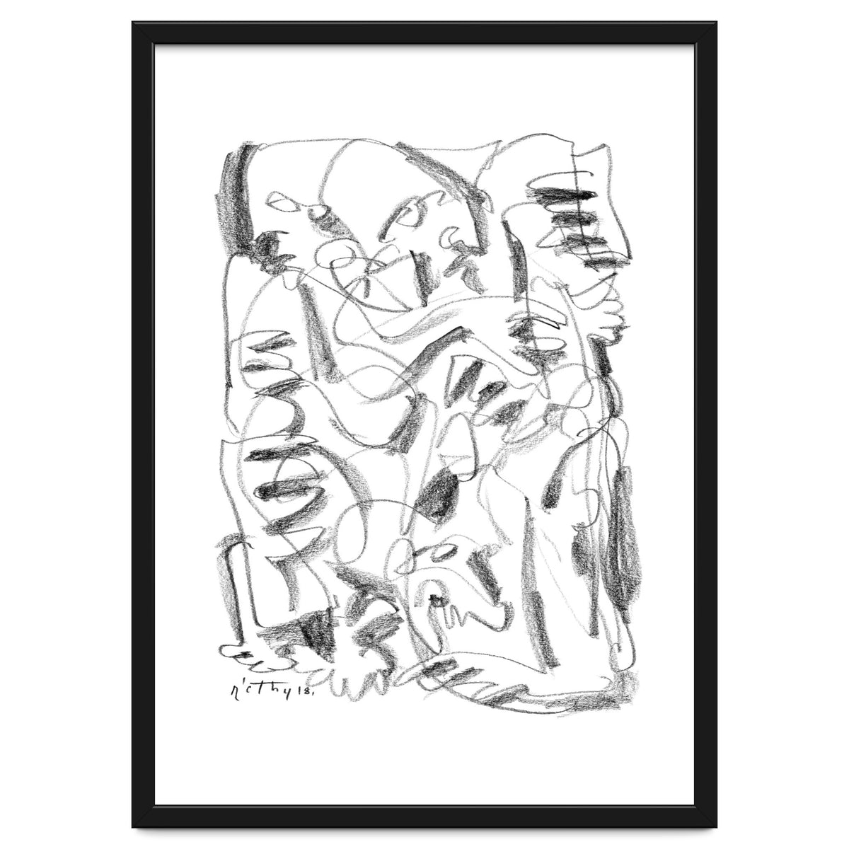 Out of the Shadows - b&w