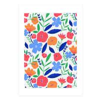 Bold Floral All Over Pattern (Print Only)