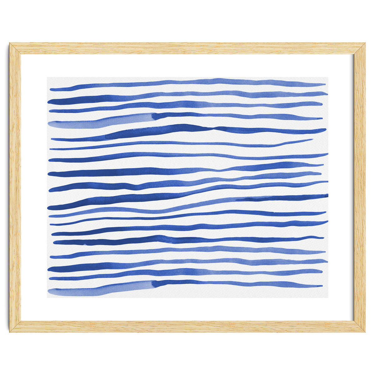 Irregular blue lines pattern