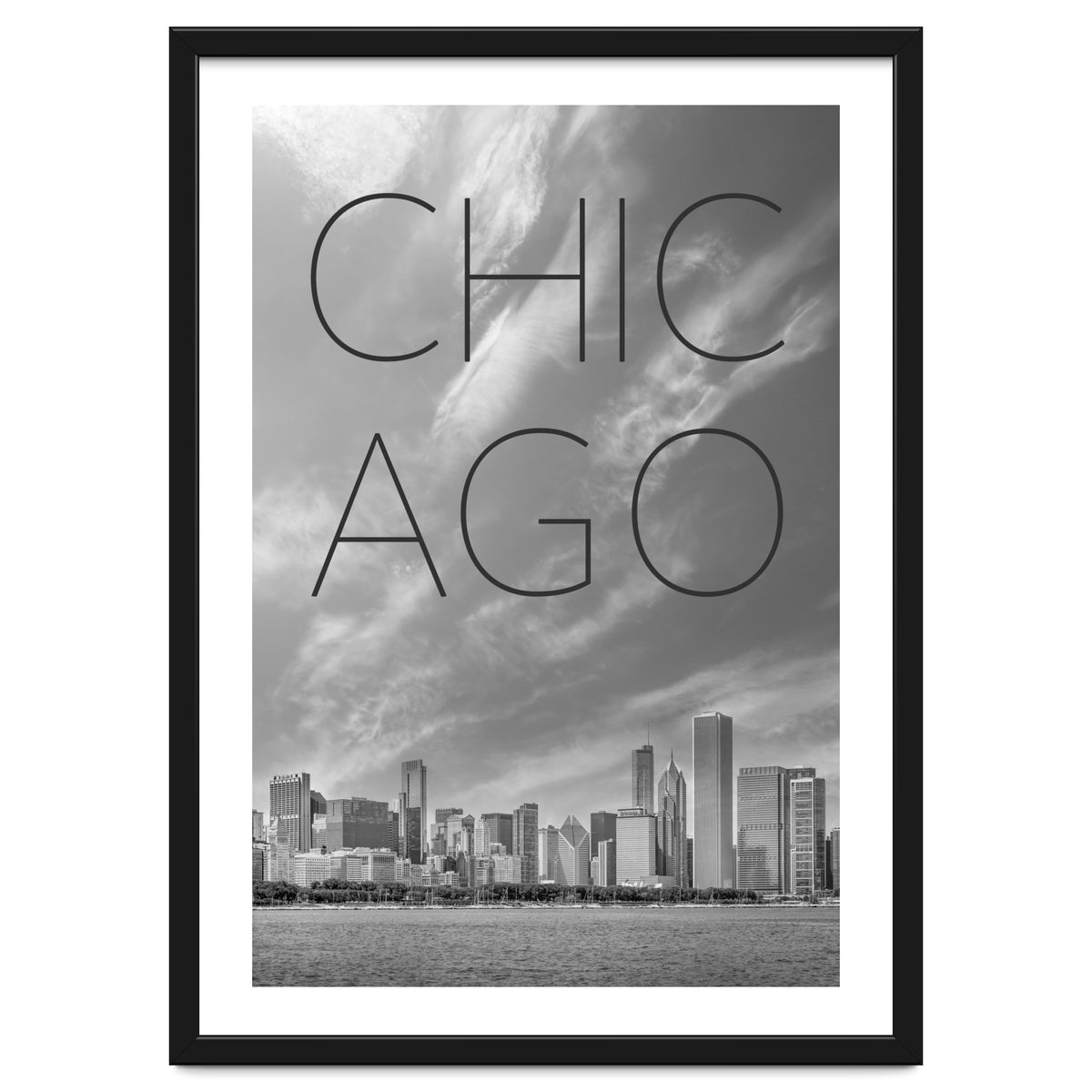 CHICAGO Skyline | Text