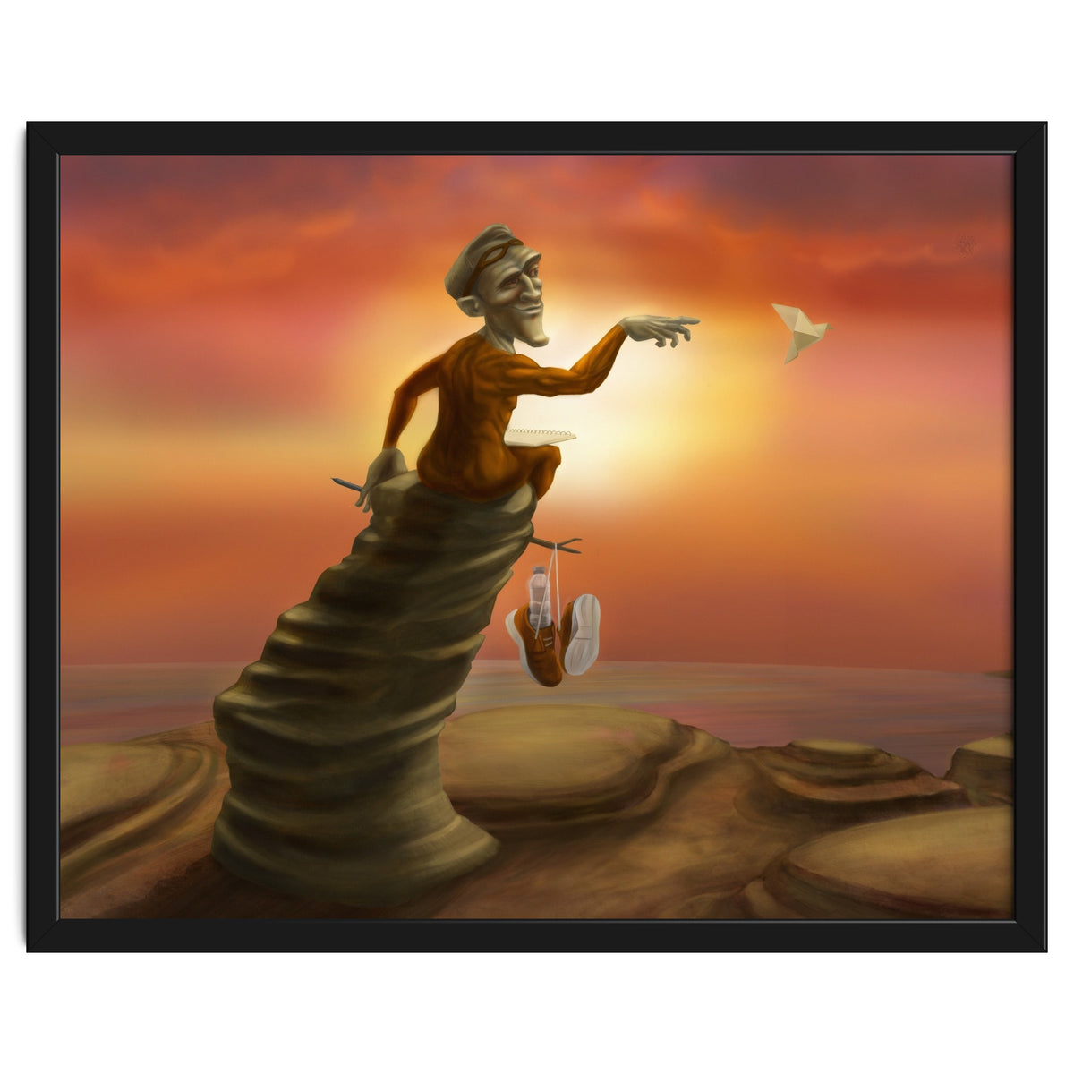 Superhero on a break