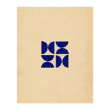 Ultramarine abstract shapes (Print Only) thumbnail