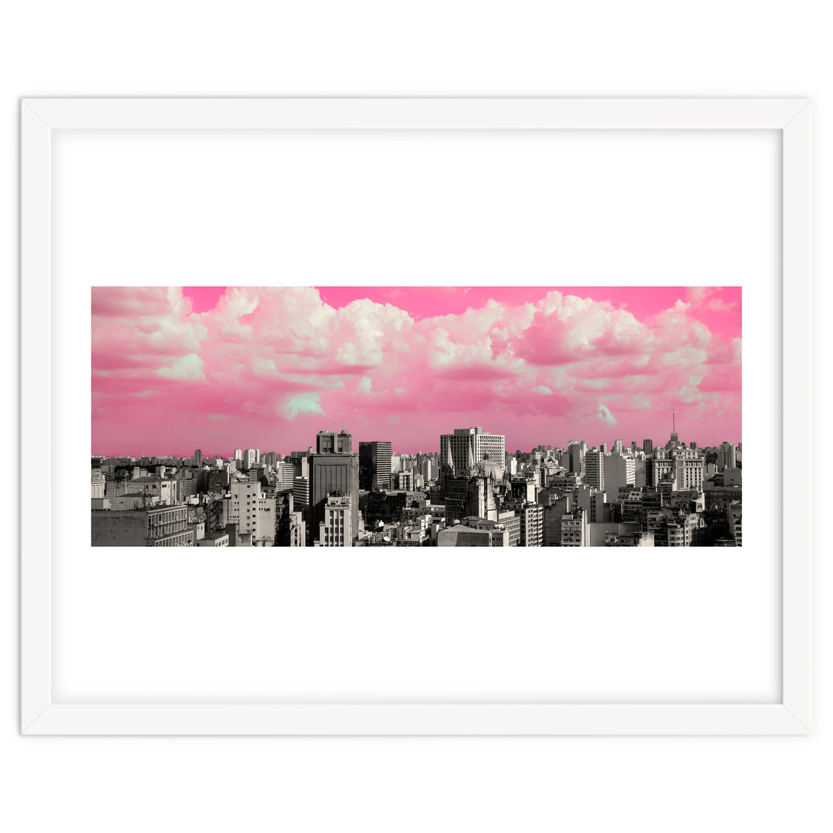 Pink Sky in São Paulo - Skyline