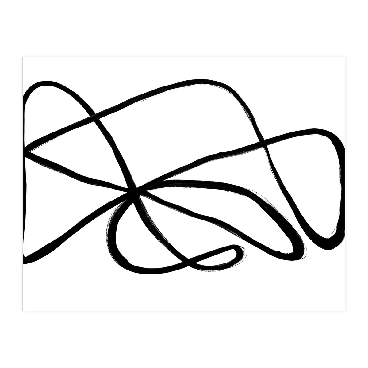 Black and White Line Art #2 (Print Only)