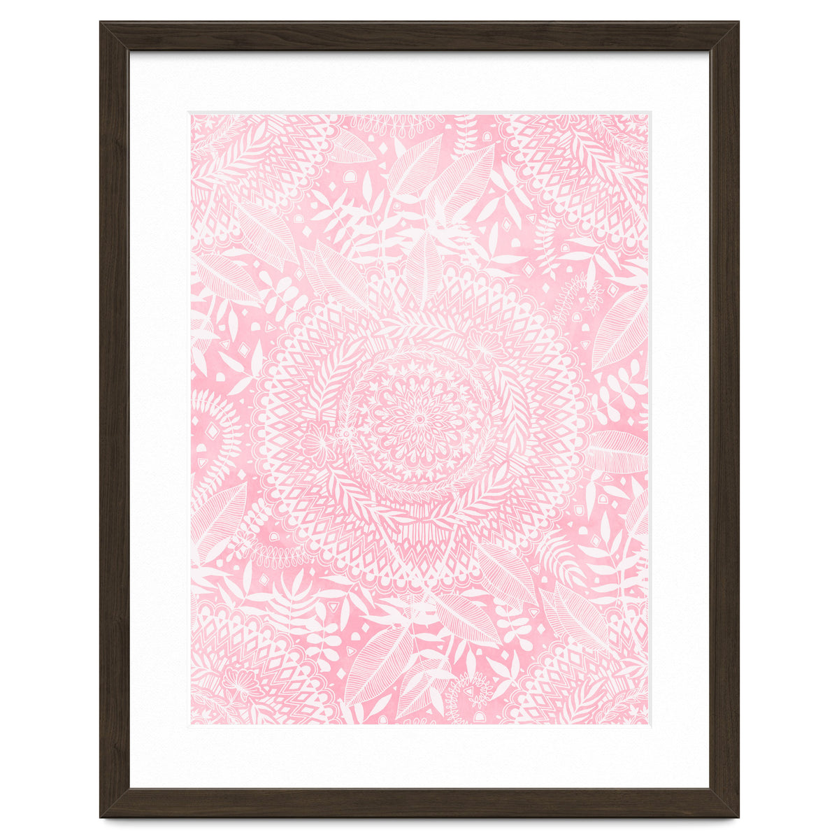 Medallion Pattern in Blush Pink