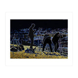 Photographers at the beach (Print Only) thumbnail