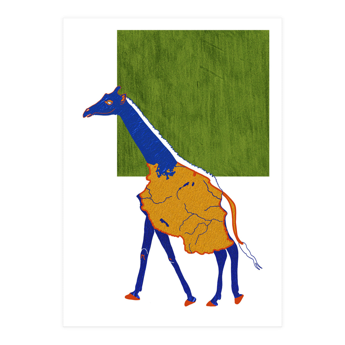 Tanzanian Giraffe (Print Only)