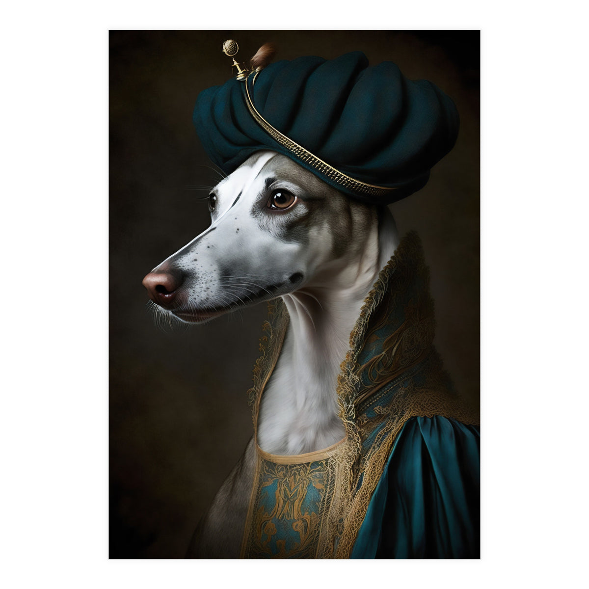 Regal Whippet (Print Only)