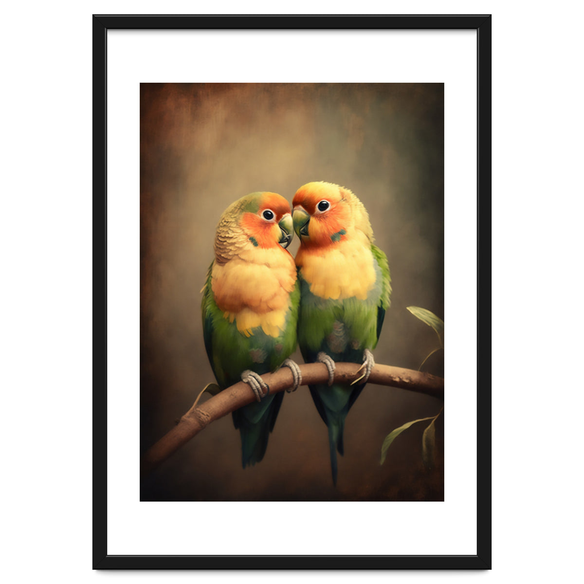Lovebirds Painting