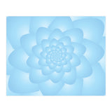 Pastel Colors Flower Pattern Set Blue (Print Only) thumbnail