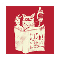 Sushi For Cats (Print Only)