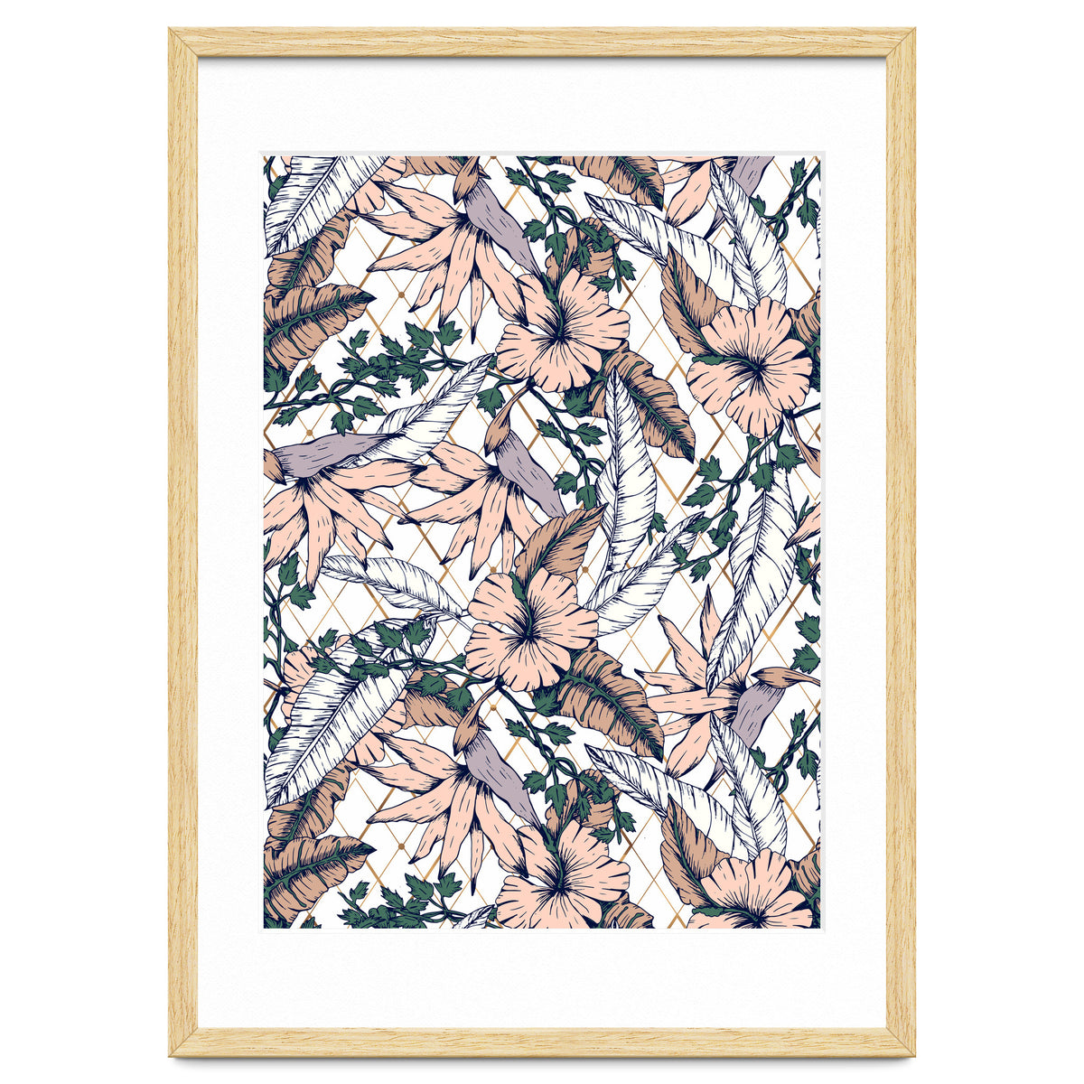 Exotic flowering and pattern geometric