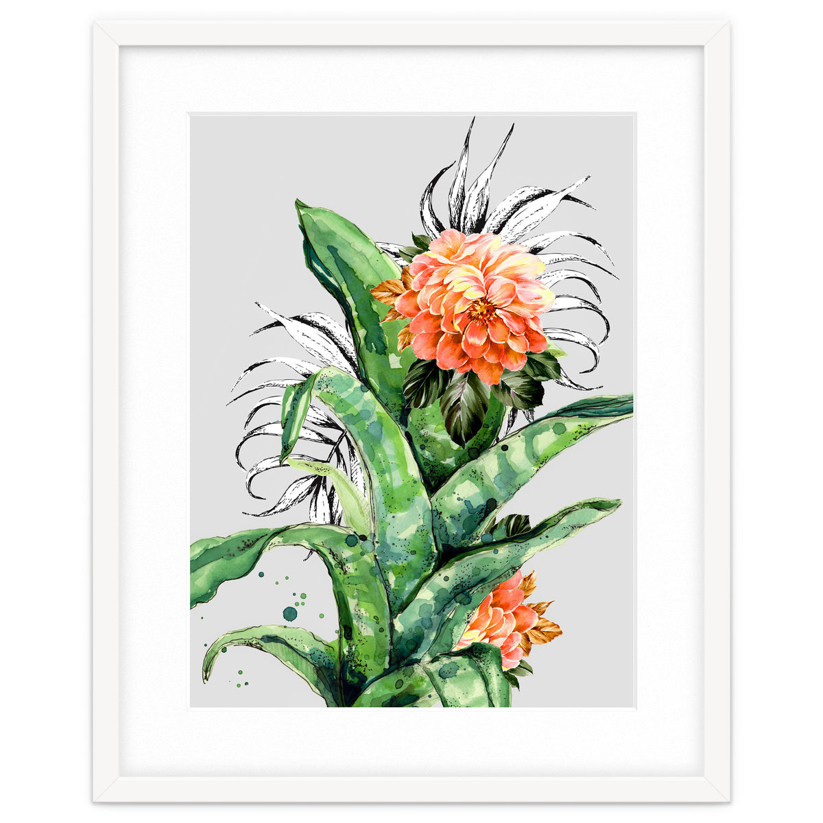 Collage of florid nature