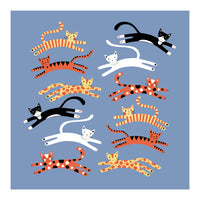 Cats Leaping (Print Only)