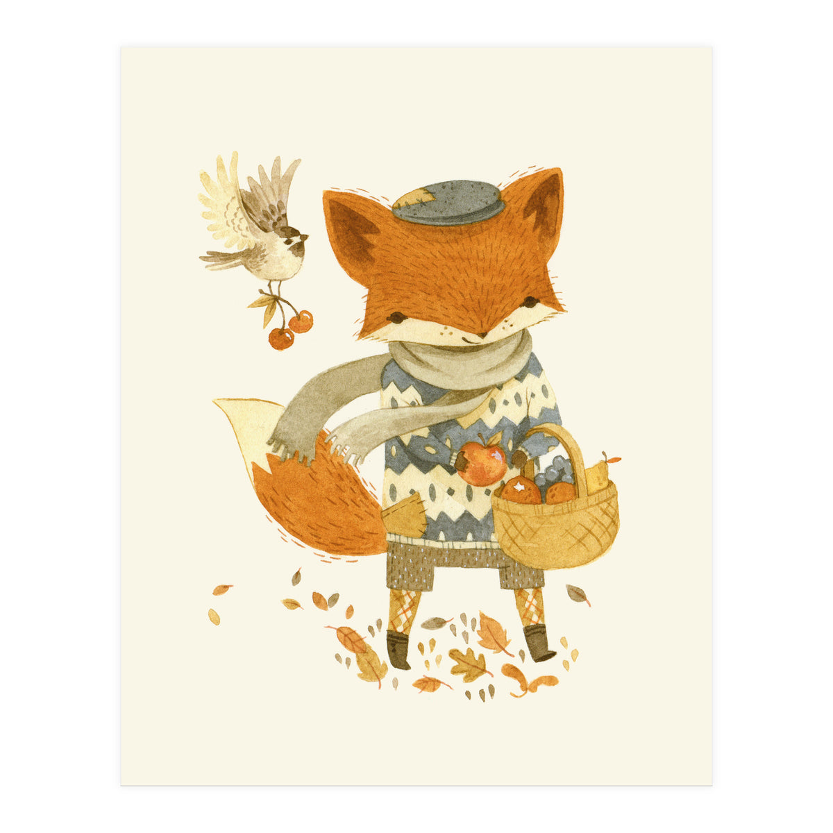 Fritz The Fruitforaging Fox (Print Only)