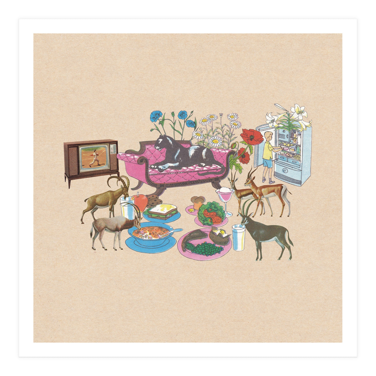 Black Panther And Friends (Print Only)