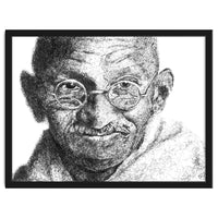 Mahatma Gandhi Scribble Style Portrait