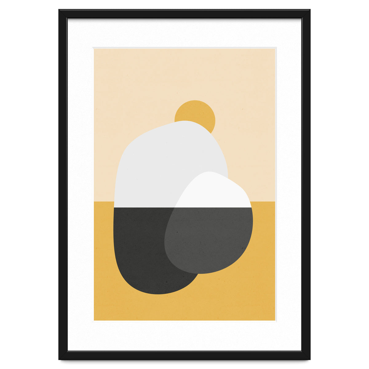 Abstract Boulders - Golden Desert