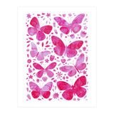 Pink Butterflies  (Print Only) thumbnail