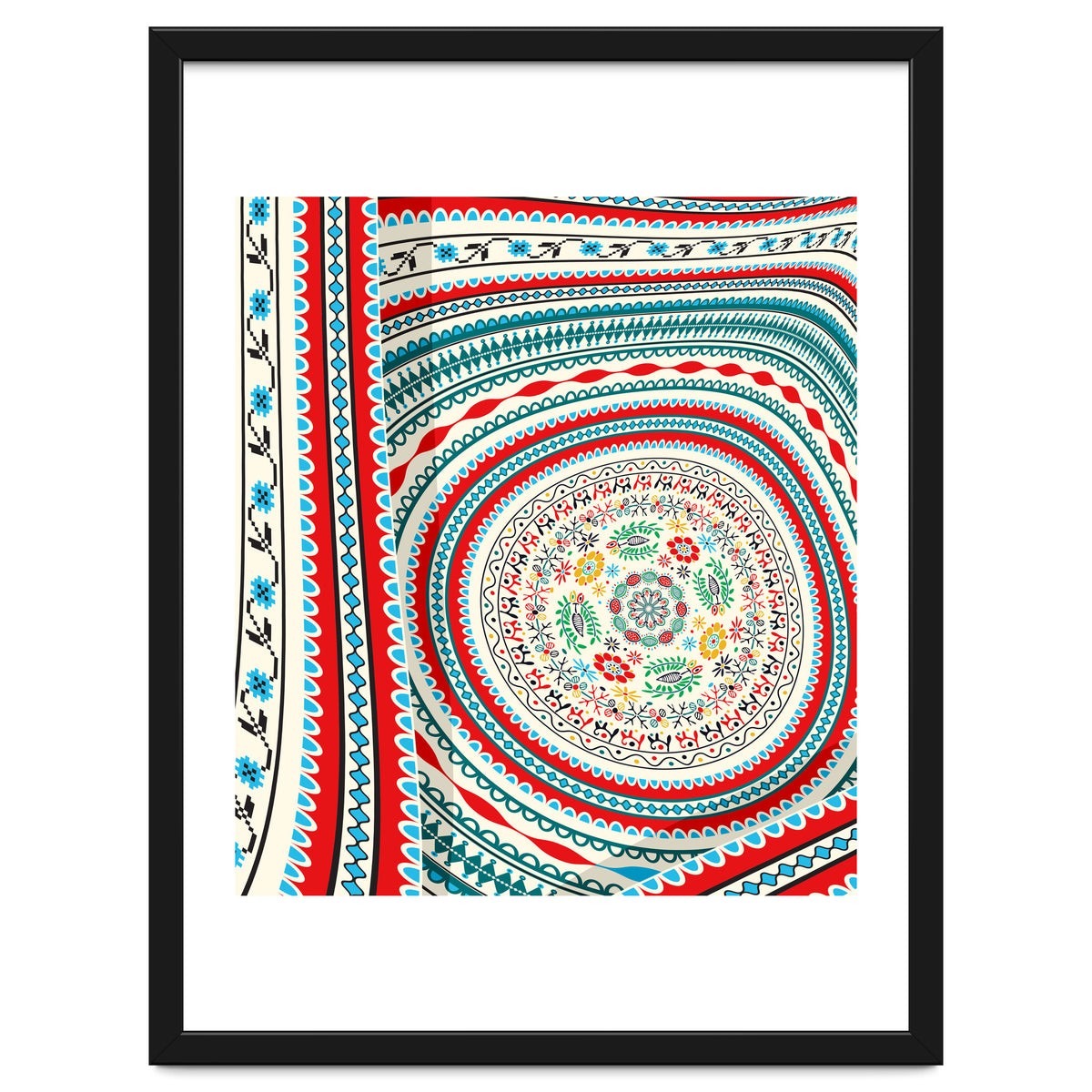 Romanian embroidery background 19