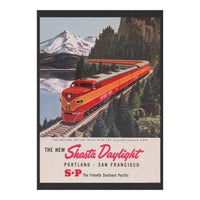The New Shasta Daylight Train Advertisement (Print Only)