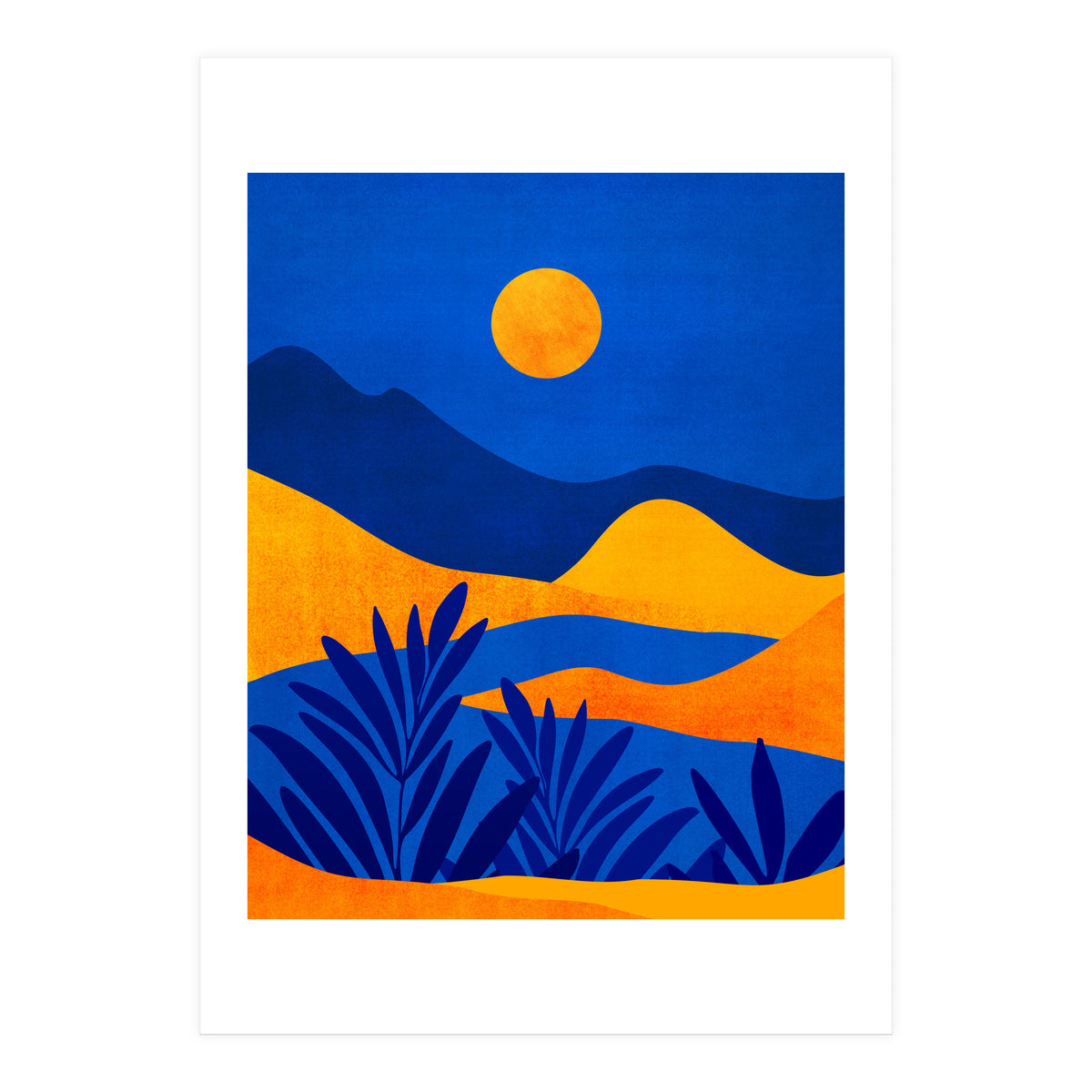 Moonrise Mountains (Print Only)