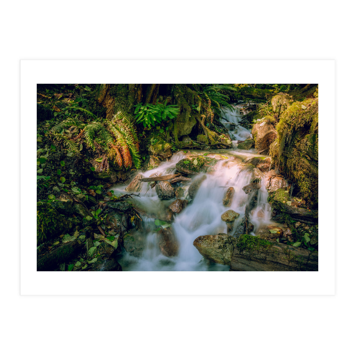Baker Waterfall - Long Exposure (Print Only)