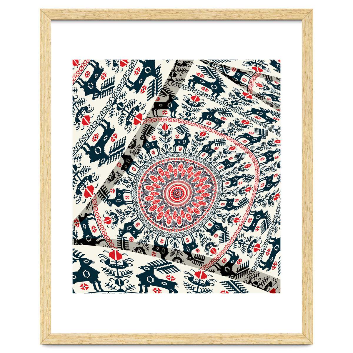 Romanian embroidery background 2