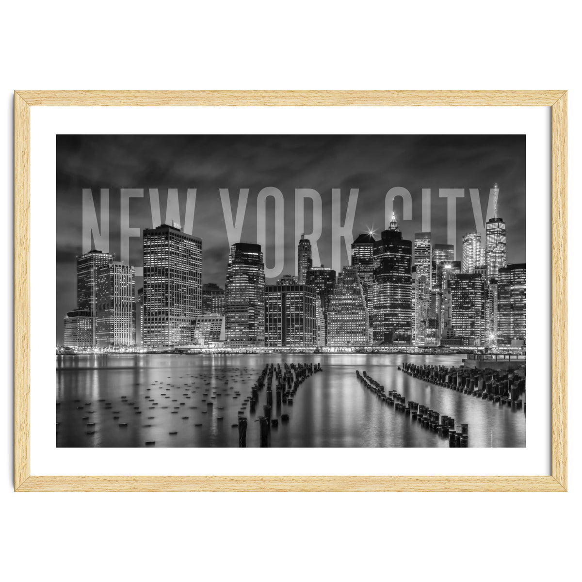 NEW YORK CITY Skyline | Monochrome