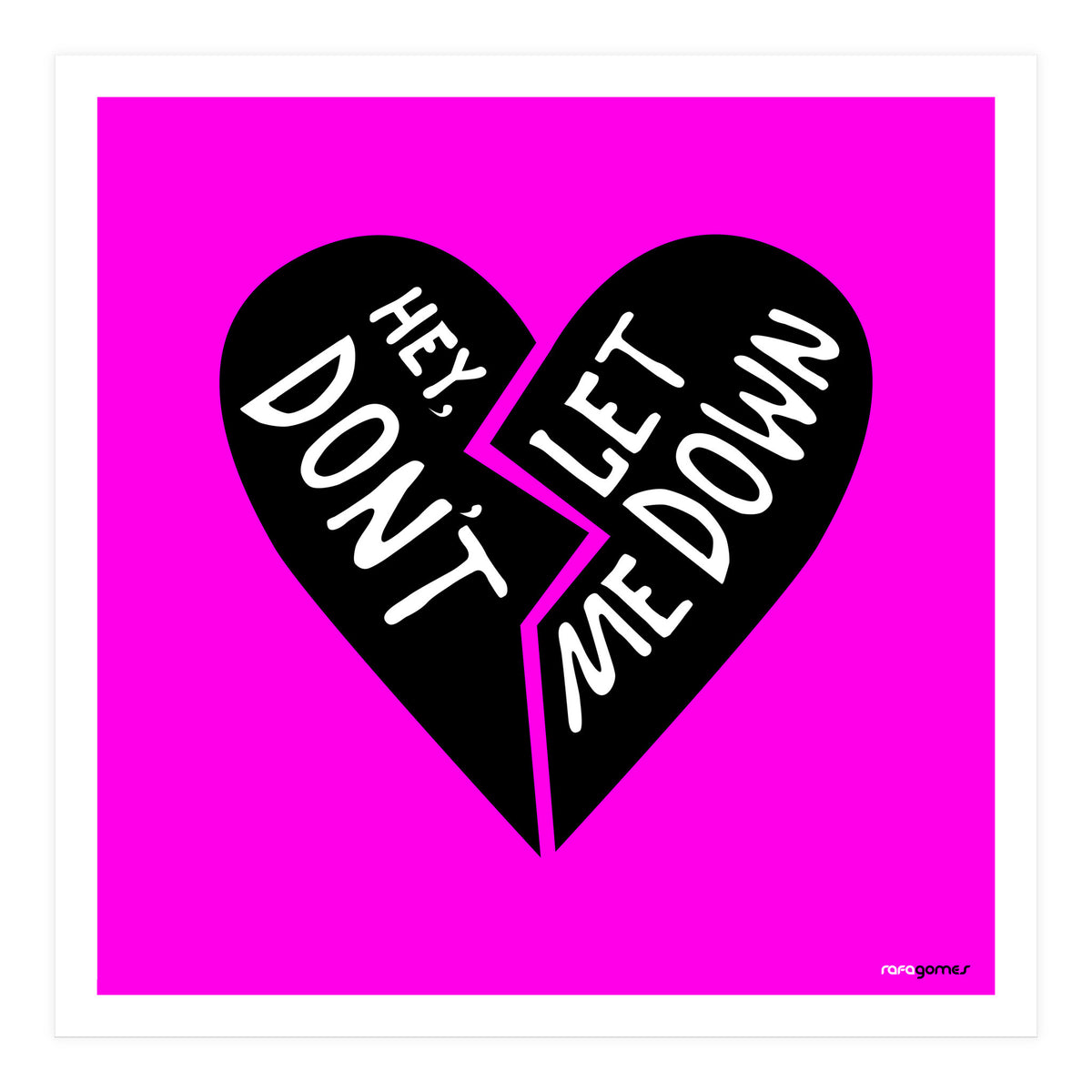 Don't Let Me Down (Print Only)