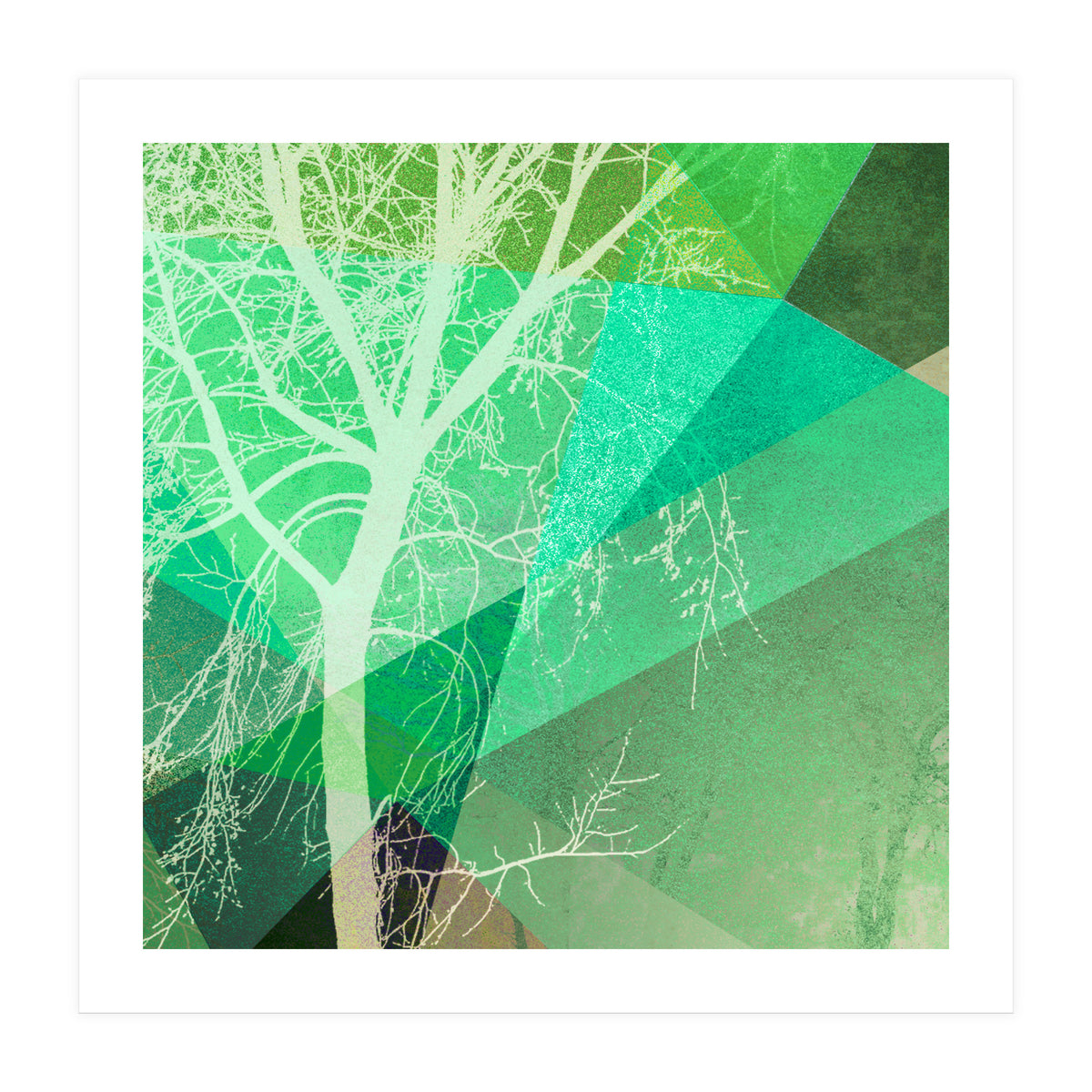 P22-B3 Trees And Triangles (Print Only)