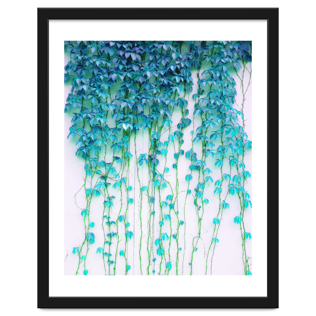 Average Absence, Botanical Minimal Nature Creepers Plants, Tropical Watercolor Bohemian Painting