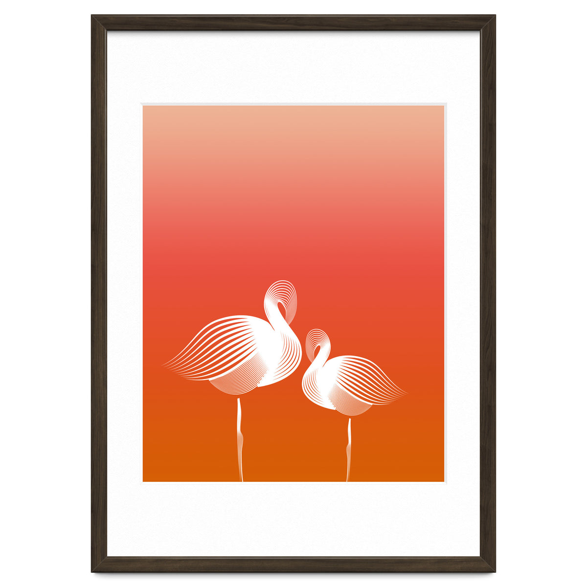 Meditating Flamingos
