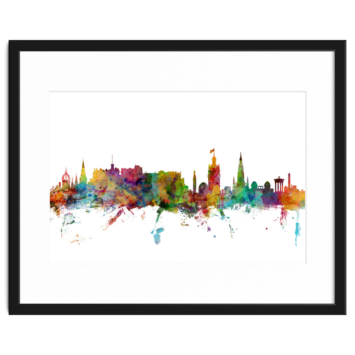 Edinburgh Scotland Skyline