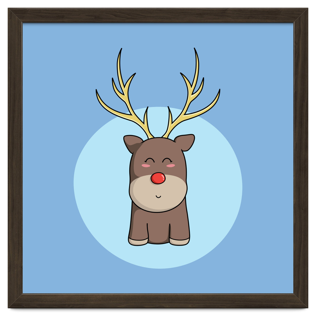 Kawaii Cute Christmas Reindeer