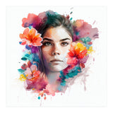 Watercolor Tropical Woman #13 (Print Only) thumbnail