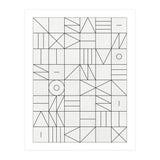 My Favorite Geometric Patterns No.1 - White (Print Only) thumbnail